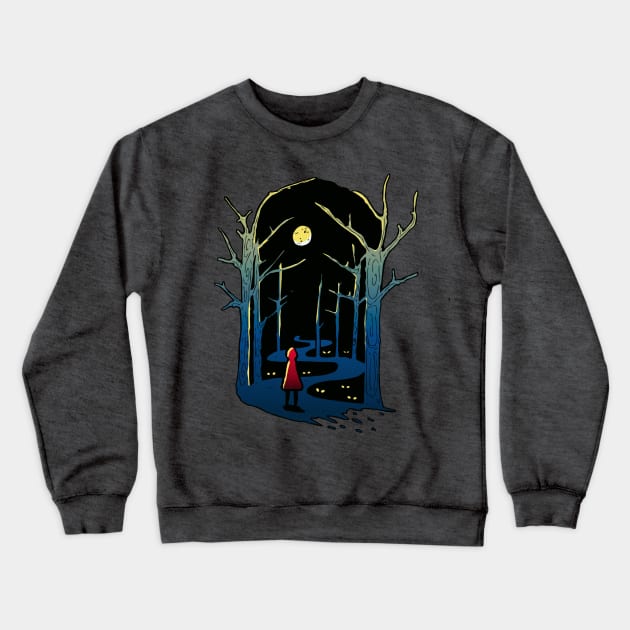 Into the Woods Crewneck Sweatshirt by Chofy87